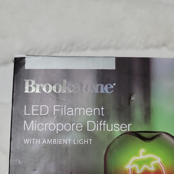 Brookstone LED Filament Microprose Diffuser - Black - Picture 3 of 7